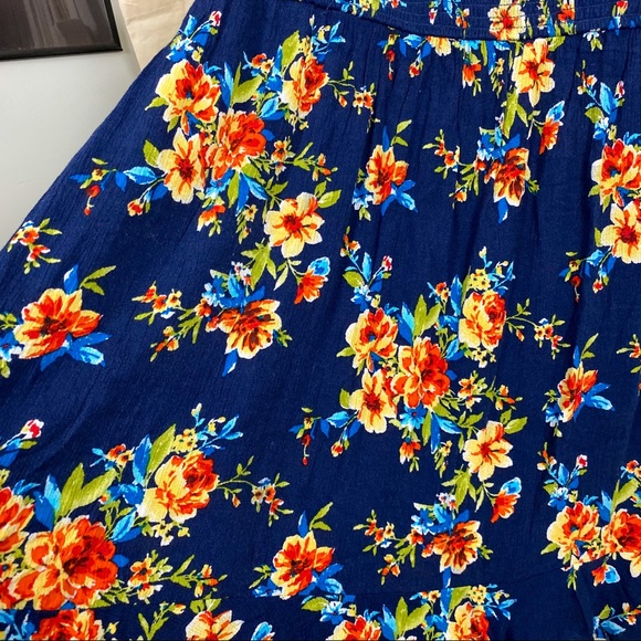 BOG Collective Smocked Floral Square Neck Puff Sleeve Dress - Picture 12 of 16